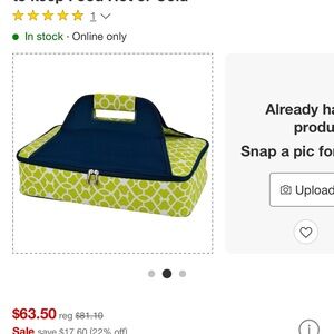 Brand New Casserole Carrier